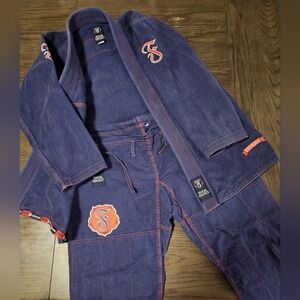 FENOM LIGHT-WEIGHT PEARL WEAVE GI - Blue, SIZE A2